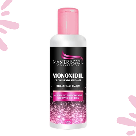 Serum Monoxidil Feminino Crescimento Antiqueda  Cabelo e Sobrancelha 120ml