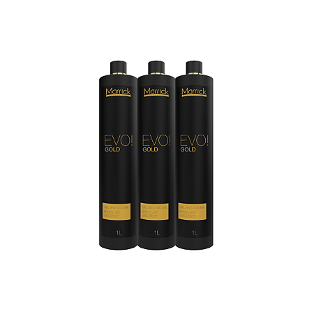 Kit Evo Gold Efeito Liso Gel (3 UNIDADES) - Marrick Professional