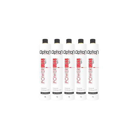 Kit Progressiva Power Liss Liso Intenso (5 UNIDADES) - Option Hair Pro
