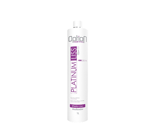 Platinum Liss Efeito Liso Matizador - Option Hair Pro