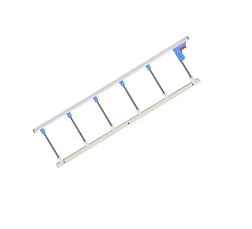 Par de grades para cama hospitalar dobraveis sanfonada