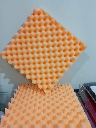 Almofada Caixa De Ovo  40x40 Anti Escaras - Laranja -