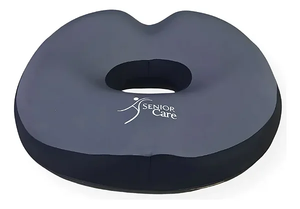 Almofada Anatomica Coccix Oriflex Preta Cap 100 Kg Supermedy