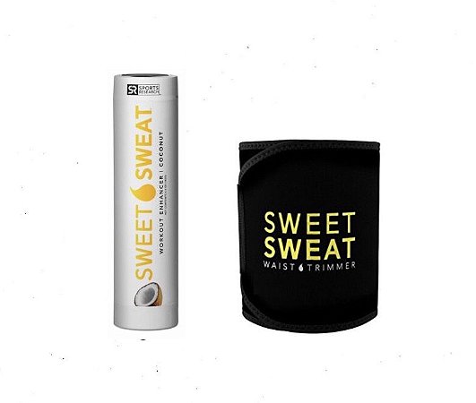 Kit Sweet Sweat Coconut 182g + Cinta Neoprene Original