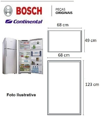 JOGO de Borrachas -  BOSCH-CONTINENTAL - KDN46/47/48/49/50