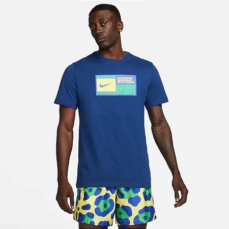 Camiseta Nike Brasil CBF - Azul