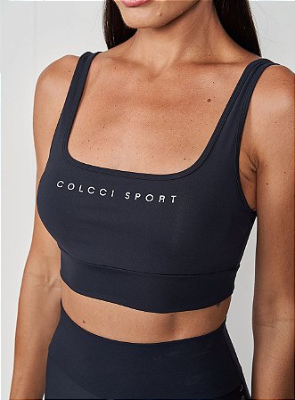 Top Colcci Slim Com Logo e Bojo