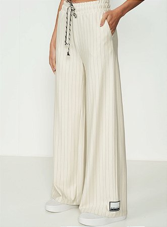 Calça Colcci Wide Stripes Confort