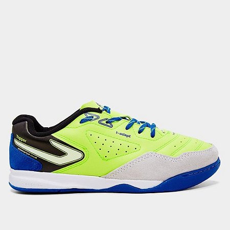 Chuteira Tênis Futsal Infantil Topper Dominator Club V - Verde+Preto