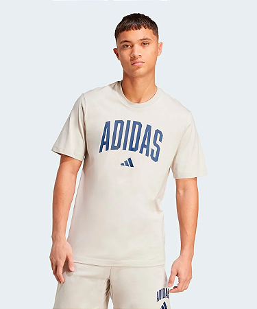 Camiseta Masculina Adidas Estampada Collegiate Lineage