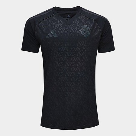 Camisa Internacional III 25/26 s/n Adidas Torcedor Masculina - Preto