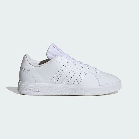 Tênis Adidas Advantage Base 2.0 - Branco e Rosa