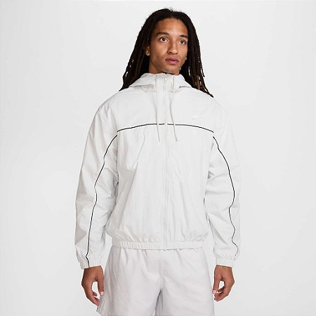 Jaqueta Nike Corta Vento Club Athlete Masculin - Bege ou Branca