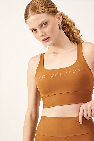 Top Colcci Sport Marrom