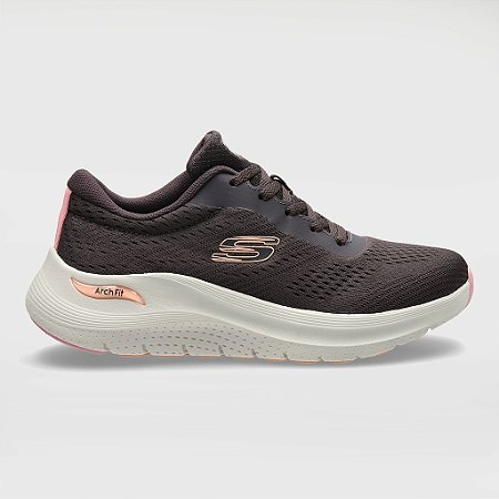 Tênis Skechers Arch Fit 2.0 Feminino - Preto, Cinza, Marinho ou Metalico