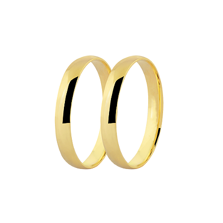 Par de Alianças em Ouro Tradicional 3mm