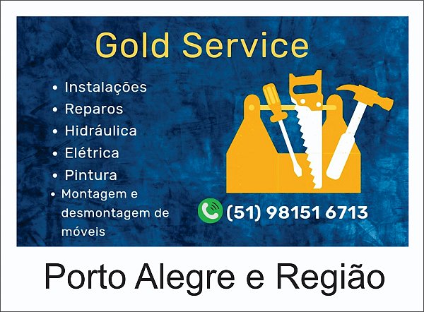 Instalação, reparos, hidráulica, elétrica, pintura, montagem e desmontagem de móveis