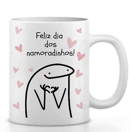 Caneca Flork Feliz dia dos Namoradinhos