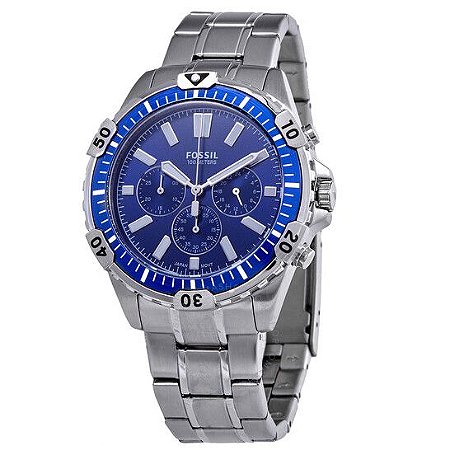 FÓSSIL Garrett Cronógrafo Quartz Blue Dial
