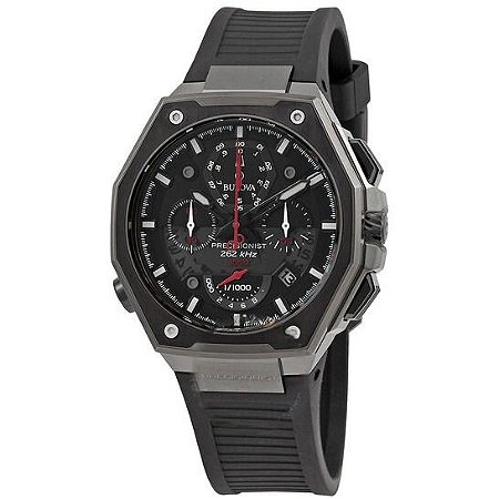 BULOVA Precisionist Chronograph Quartz Black Dial