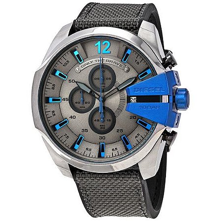 DIESEL  Mega Chief Chronograph Quartz Dark Grey Dial