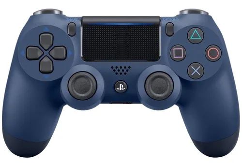 Controle Sony Dualshock 4 Midnight Blue sem fio (Com led frontal) - PS4