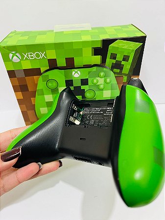 Controle Microsoft Minecraft Creeper sem fio - Xbox One S (Usado) - Elite  Games - Compre na melhor loja de games - Elite Games