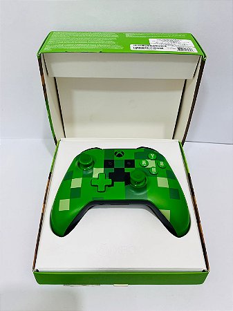 Controle Microsoft Minecraft Creeper sem fio - Xbox One S (Usado) - Elite  Games - Compre na melhor loja de games - Elite Games