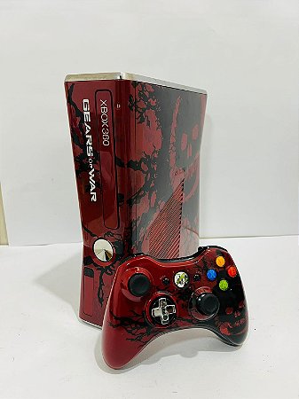 Console Xbox 360 Slim (Edição Limitada: Gears of War) - Microsoft (Usado -  Destravado) - Elite Games - Compre na melhor loja de games - Elite Games