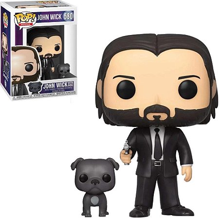 Boneco John Wich With Dog 580 John Wick - Funko Pop!
