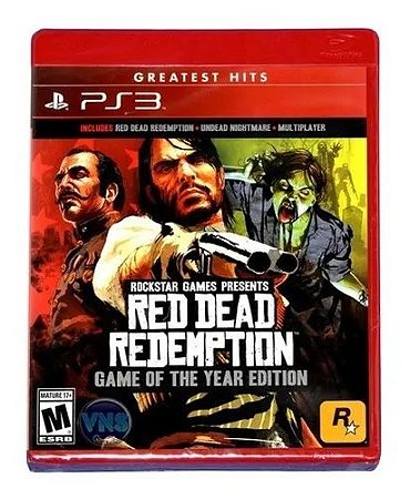 Jogo Red Dead Redemption (GOTY) - PS3 (Usado)