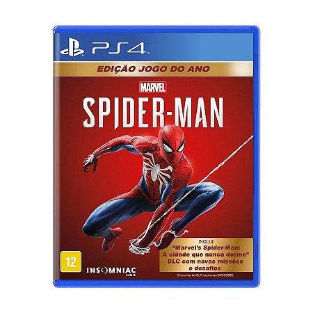 Jogo Marvel's Spider-Man (Edição Jogo do Ano) - PS4