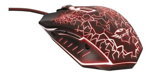 Mouse Gamer Trust GXT Izza 2400dpi LED com fio