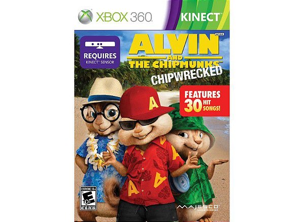 Jogo Alvin And The Chipmunks Chipwrecked - Xbox 360 (Usado)