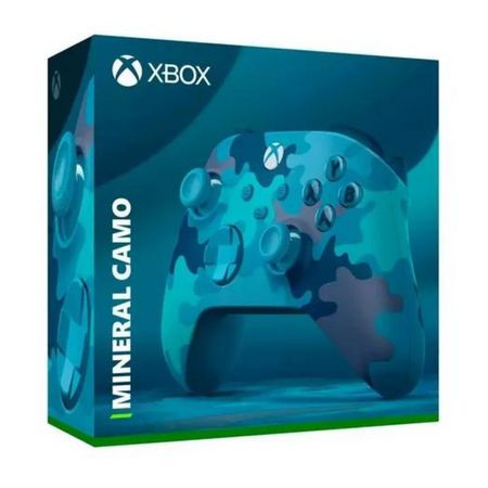 Controle Sem Fio Xbox Mineral Camo, Series X, S, One e PC