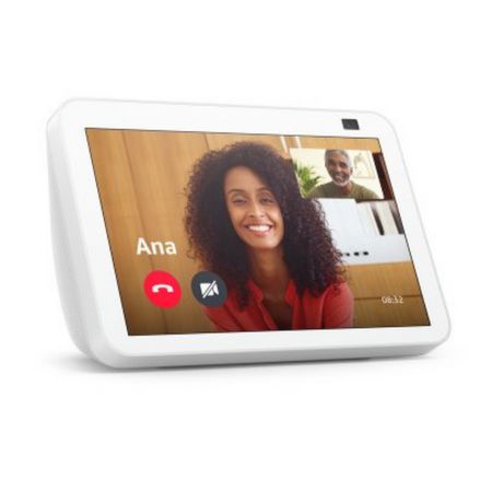 Echo Show 8 Branca (2ª Geração, versão 2021): Smart Display HD de 8" com Alexa e câmera de 13MP - Amazon