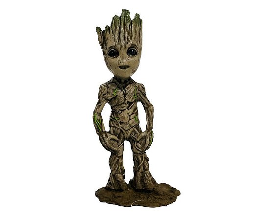 Boneco Resina Groot Guadiões Da Galaxia 26Cm