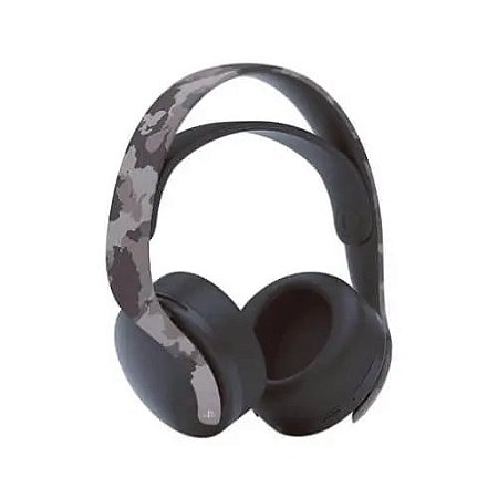 Headset sem fio Pulse 3D Gray Camouflage, Bluetooth para PS5 e PC - CFI-ZWH1R06