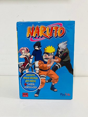 Box 03 Naruto 5 Discos - Volumes 11,12,13,14,15 & 16 + 5 Cartas Colecionáveis - PlayArte
