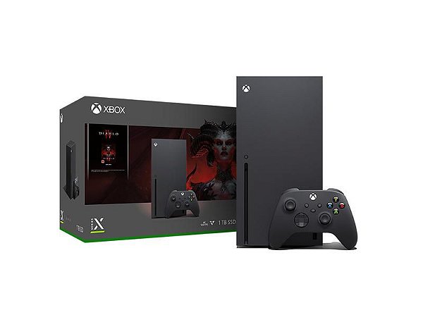 Console Xbox Series X Microsoft Bundle Diablo IV, Preto
