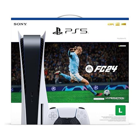 Console PlayStation 5, Versão com Mídia + Jogo EA SPORTS FC 24 - PS5