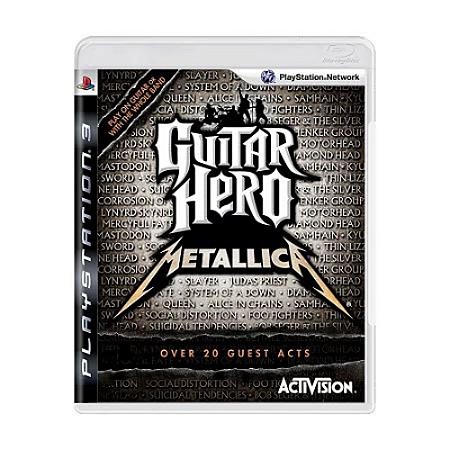 Jogo Guitar Hero: Metallica - PS3 (Usado)
