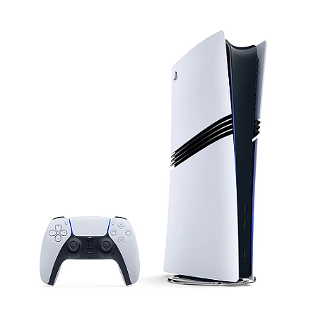 Console Playstation 5 Pro Sony Ssd 2TB Com Controle Branco