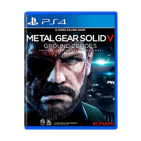 Jogo Metal Gear Solid V: Ground Zeroes - PS4 (Usado)