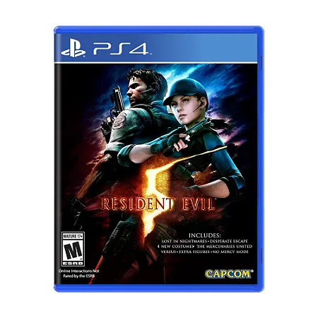 Jogo Resident Evil 5 - PS4