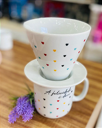 COADOR + CANECA A FELICIDADE É DOCE