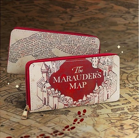 Carteira Mapa do Maroto Harry Potter