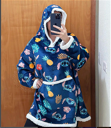 MOLETOM HOODIE JUVENIL STITCH – DISNEY