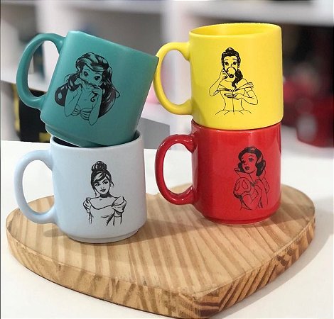 CANECA MINI TINA CINDERELA - PRINCESAS DISNEY