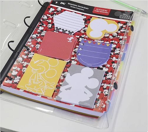 Bloquinhos para Caderno Universitário Smart Mickey Mouse